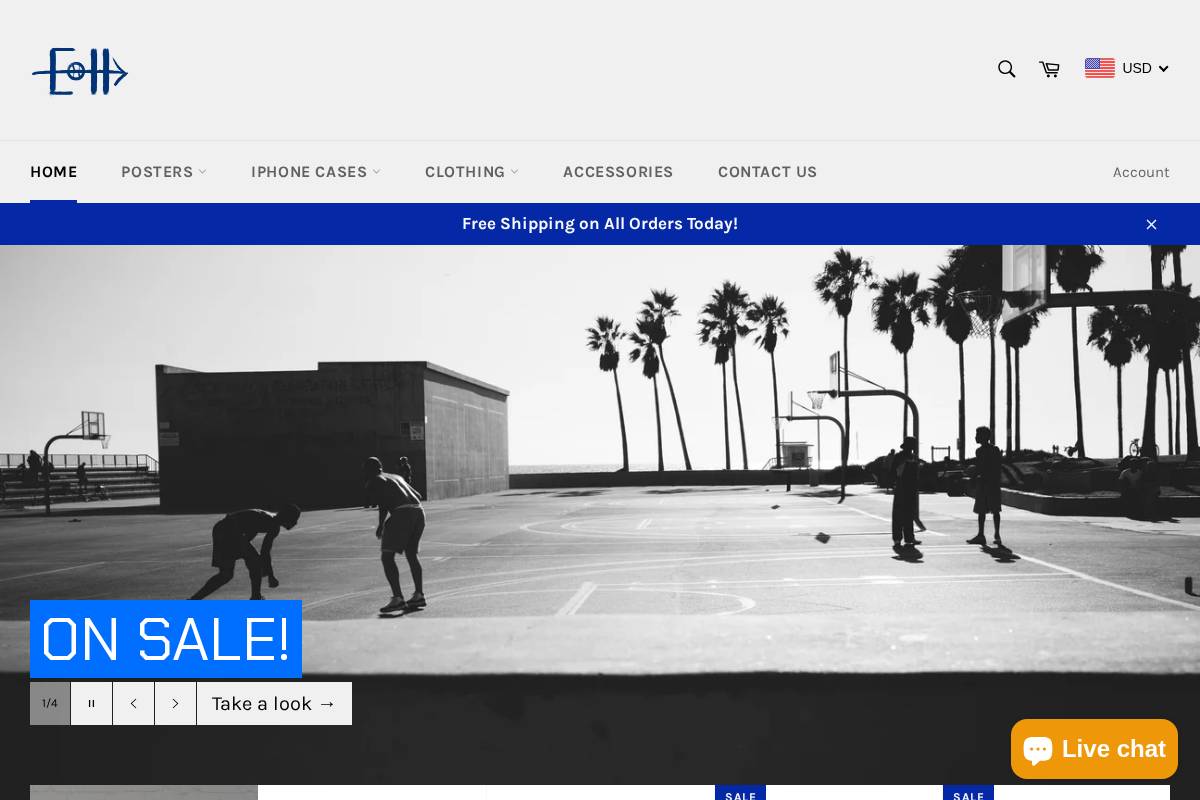 elementofhoops.com homepage screenshot