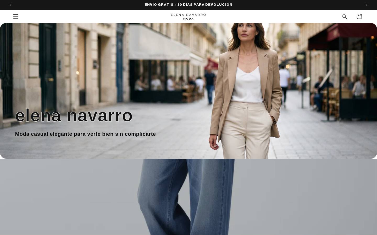 elena-navarro.com homepage screenshot