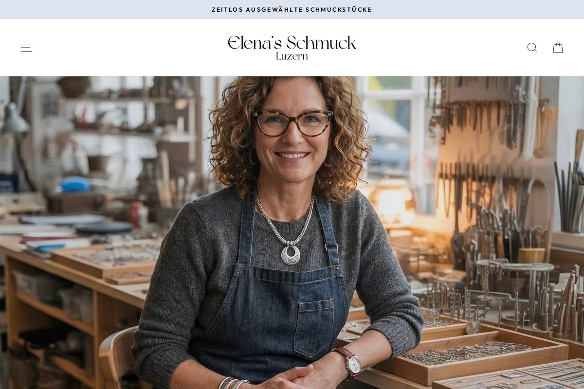 Elena Schmuck homepage screenshot