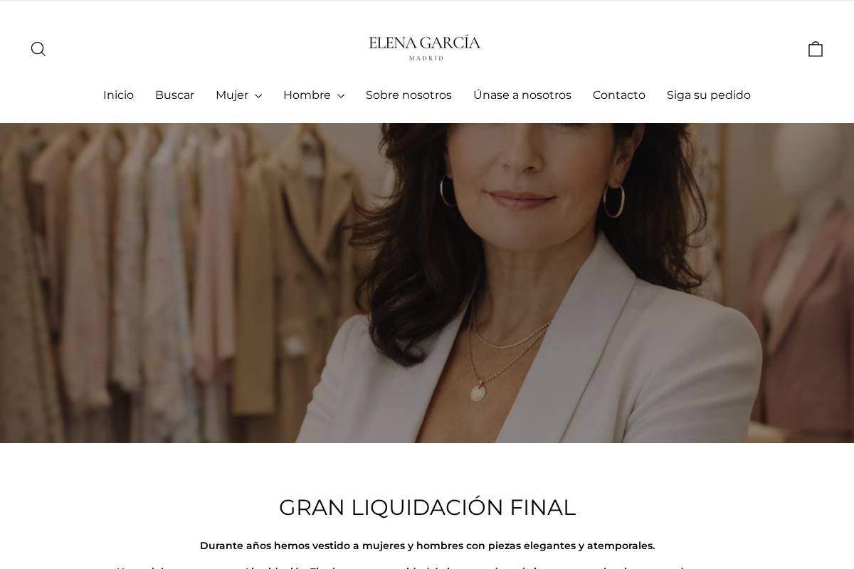 Elenagarciamadrid homepage screenshot