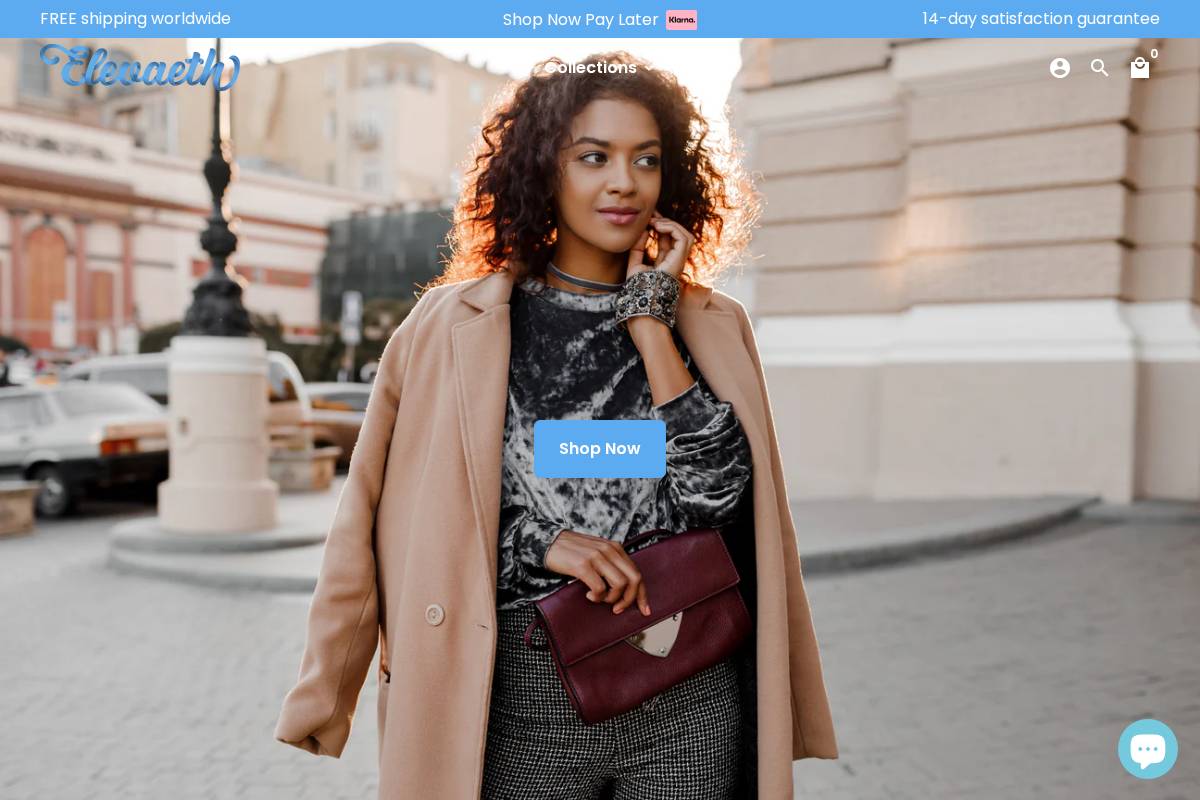 elevaeth.com homepage screenshot
