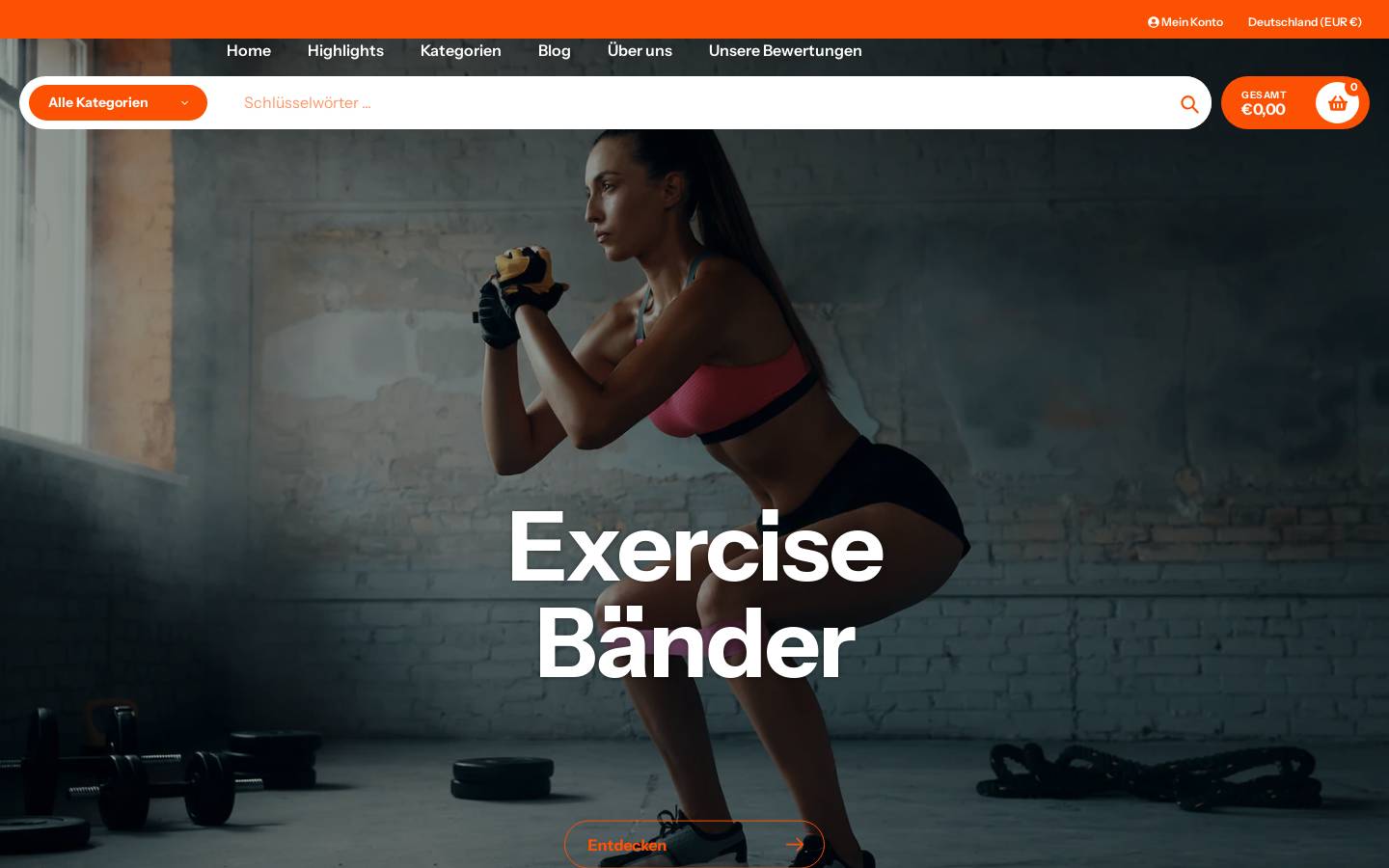 Elevate Fitnessgear homepage screenshot