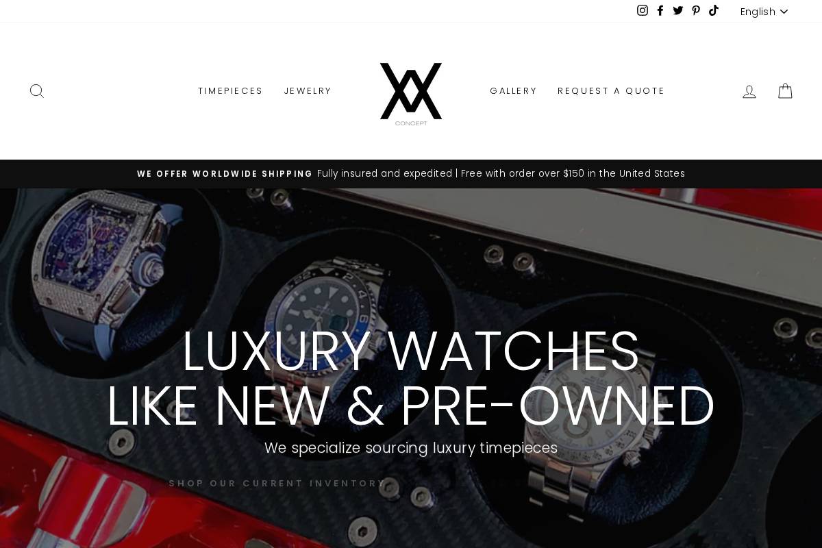 elevateconceptstore.com homepage screenshot