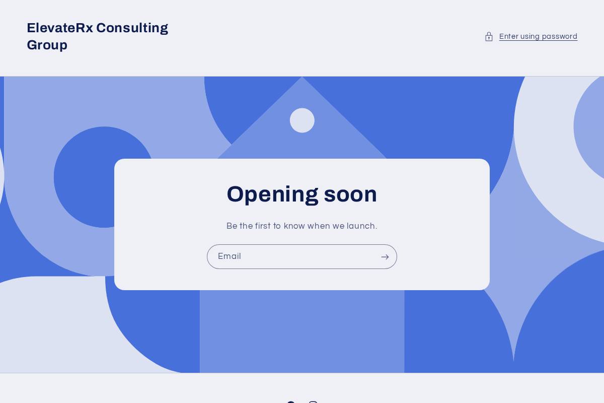 elevaterxconsulting.com homepage screenshot