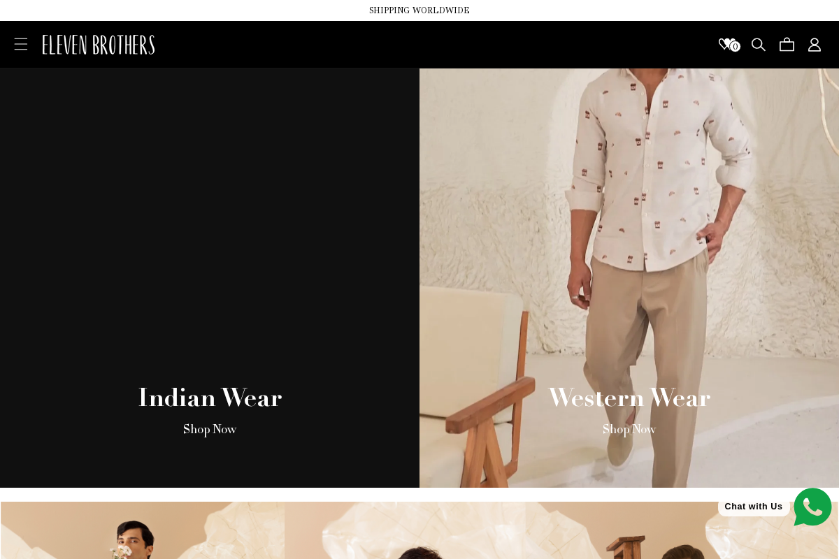 Eleven Brothers homepage screenshot