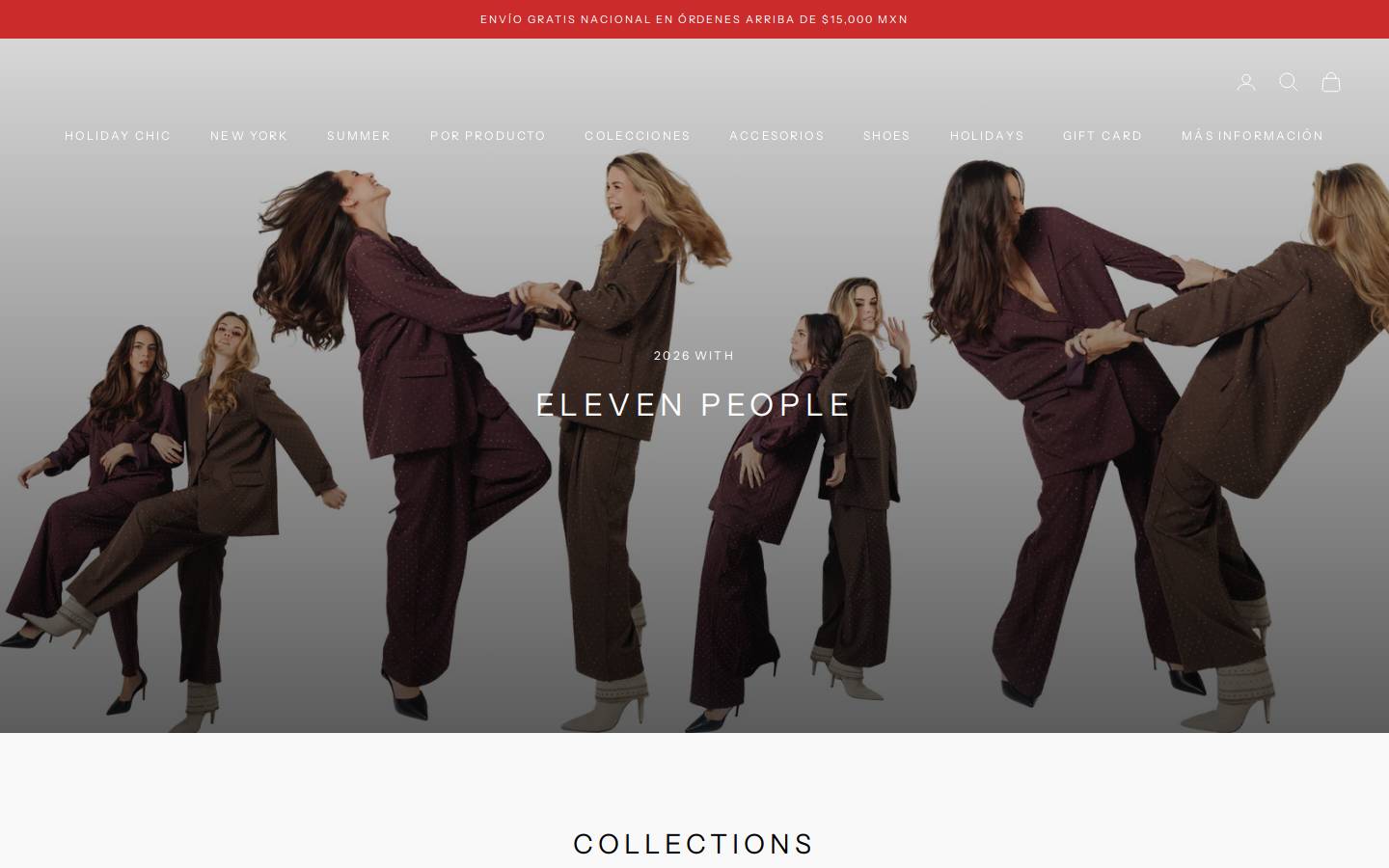 elevenpeople.mx homepage screenshot