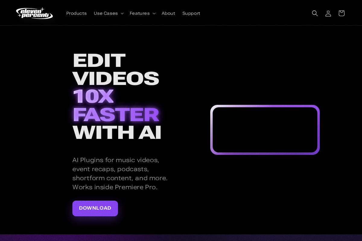 elevenpercent.net homepage screenshot