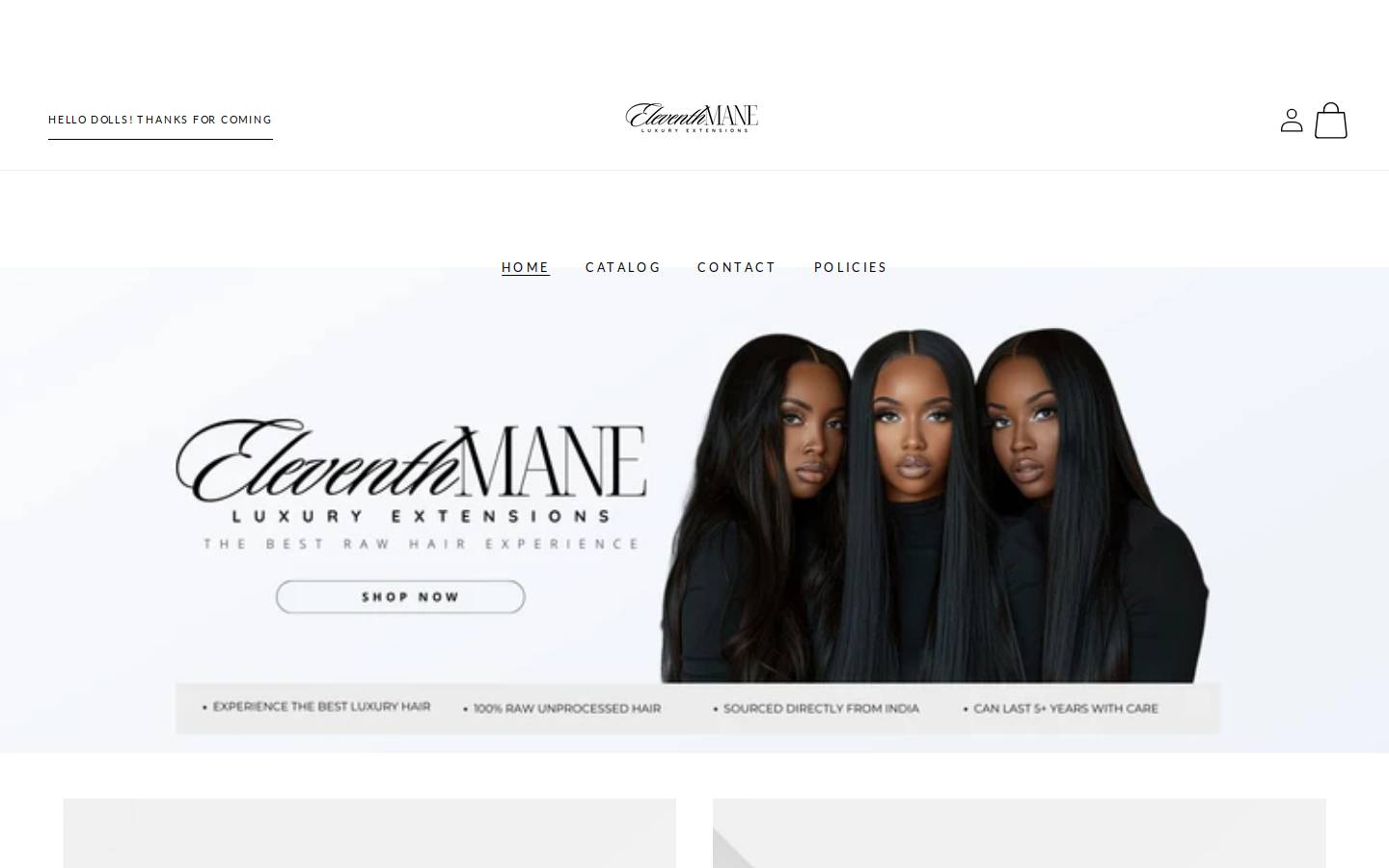 eleventhmane.com homepage screenshot