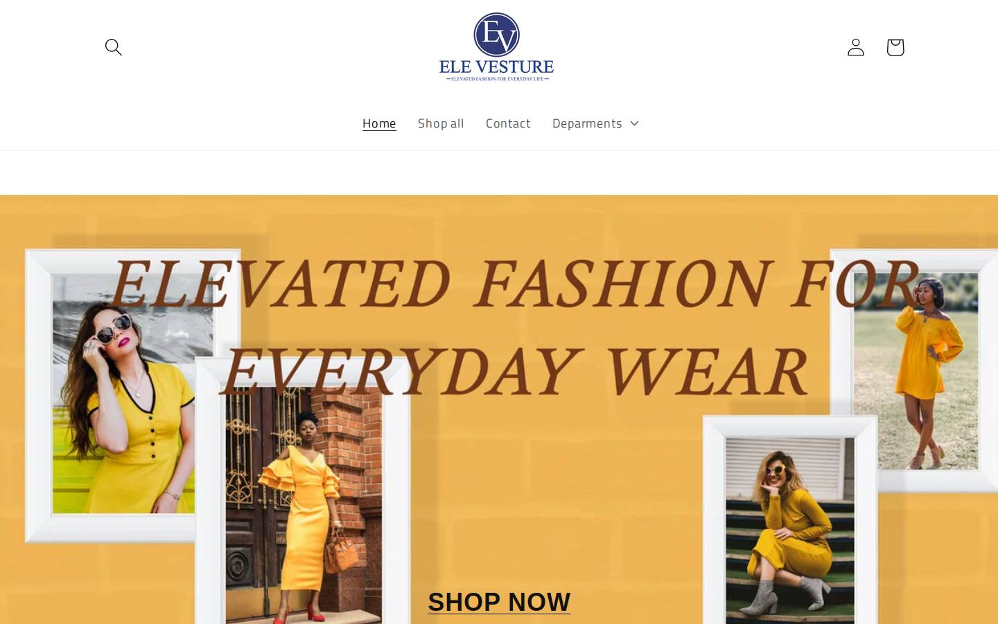 elevesture.net homepage screenshot