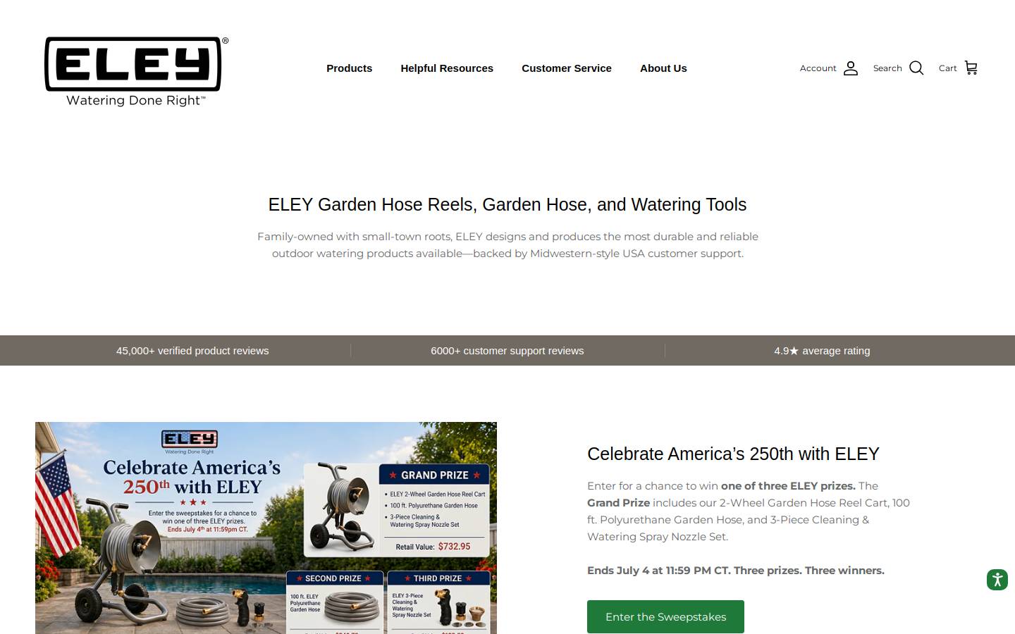 eleyreels.com homepage screenshot