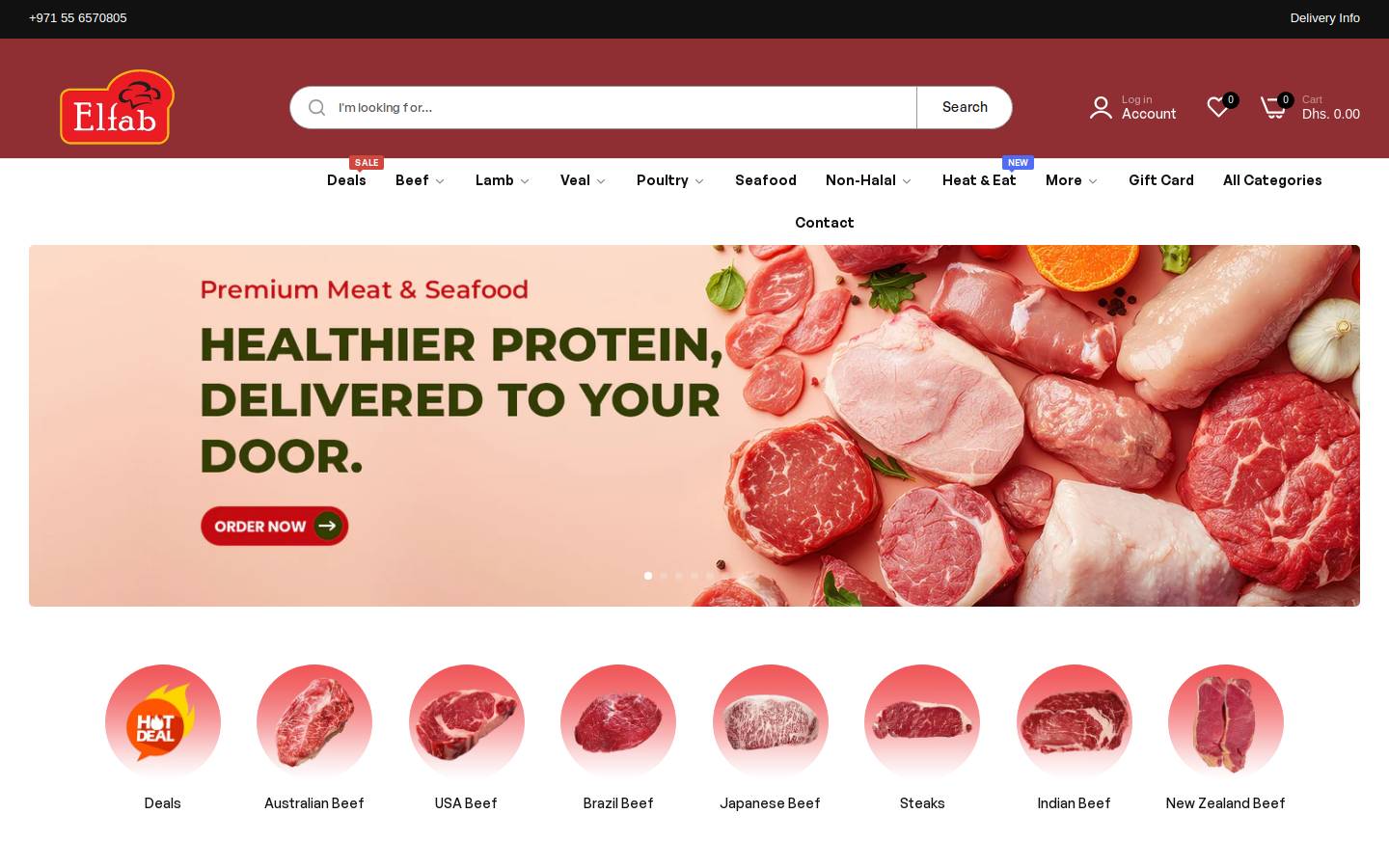 elfabshop.com homepage screenshot