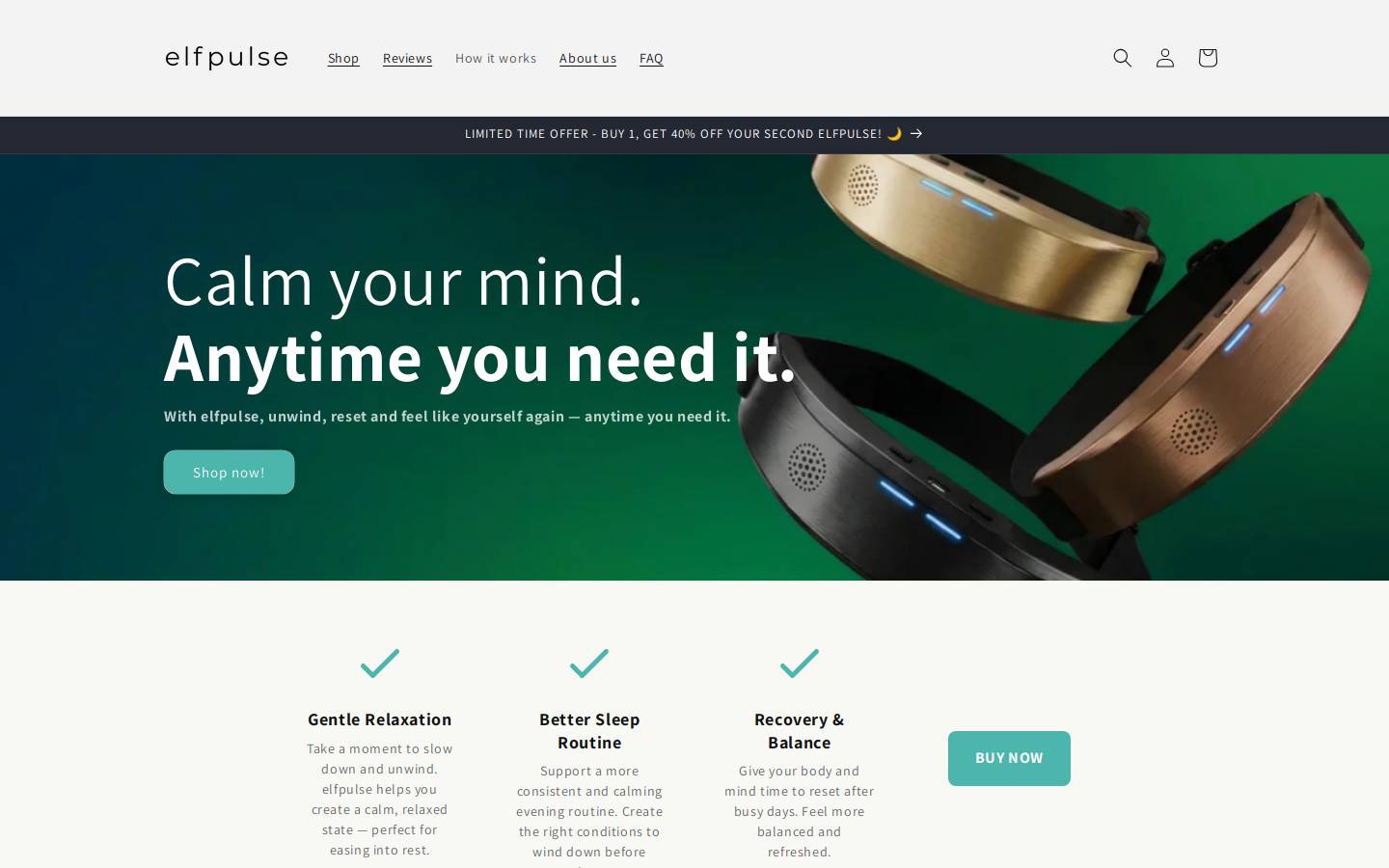 elfpulse.com homepage screenshot