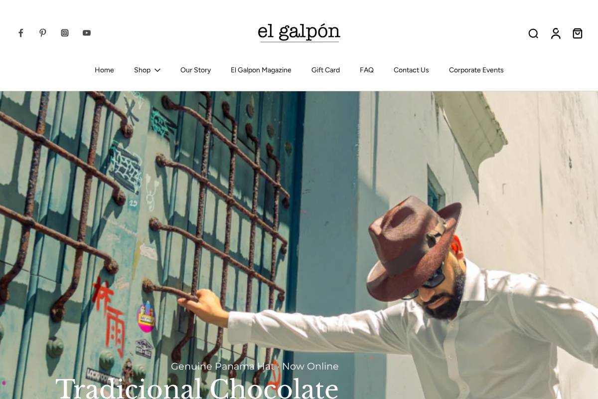 elgalpon.net homepage screenshot