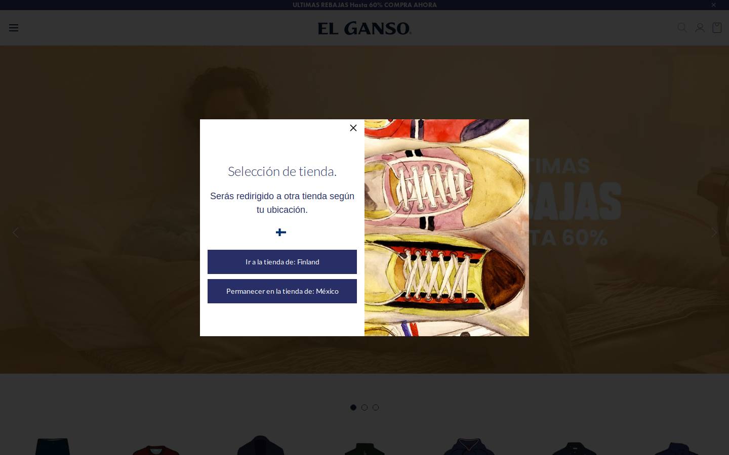 El Ganso homepage screenshot