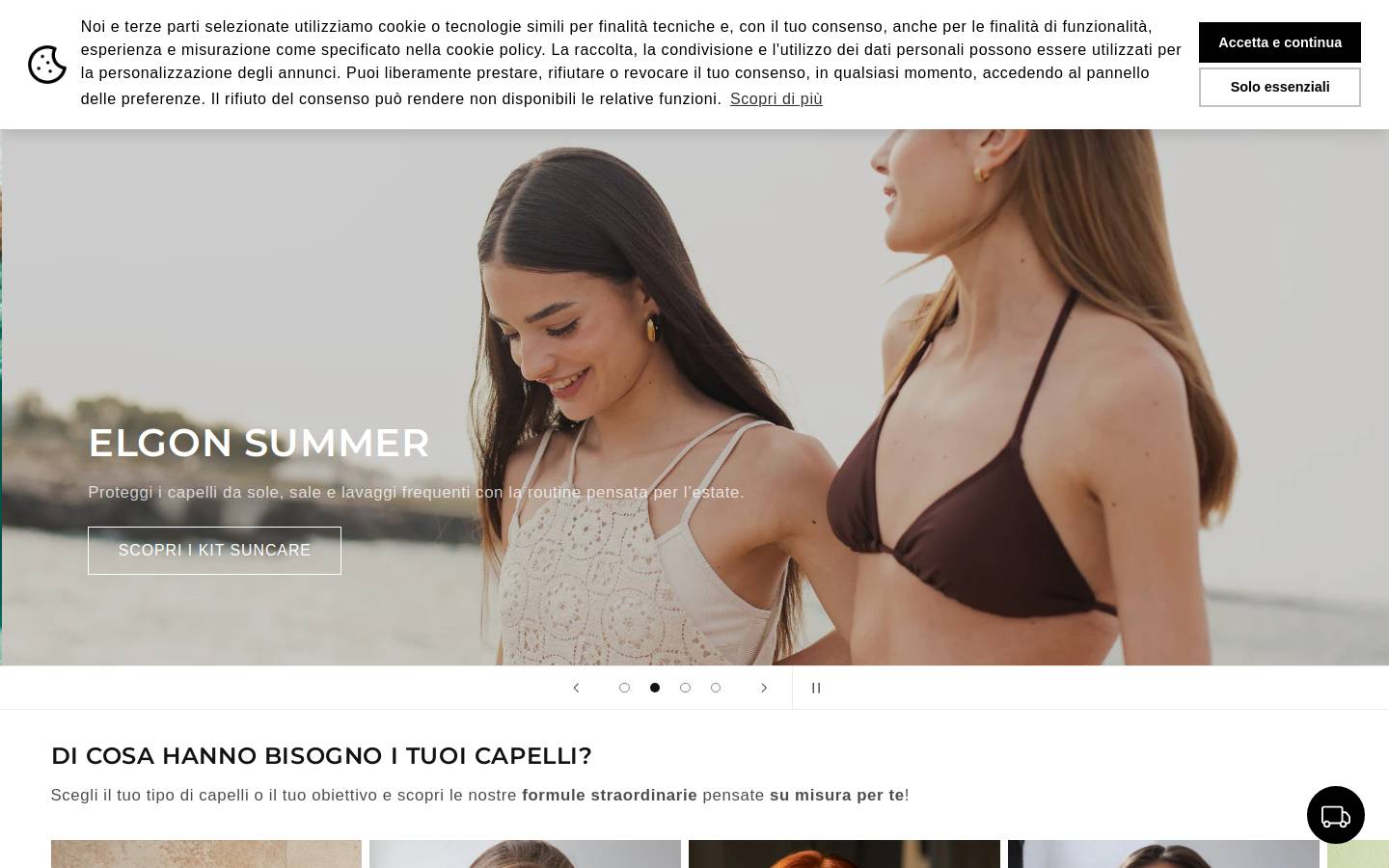 Elgon Cosmetic homepage screenshot