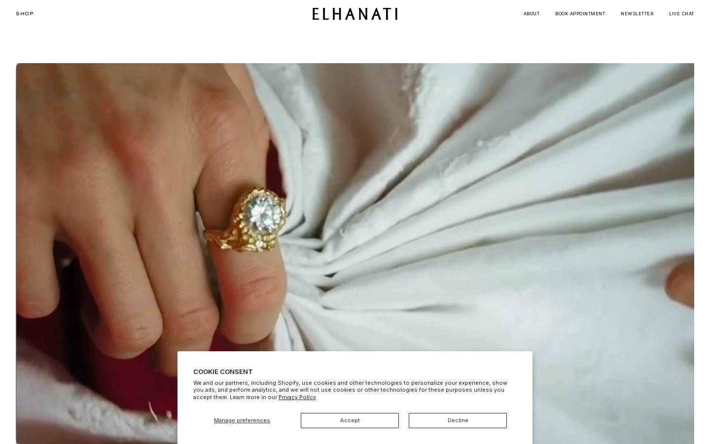 elhanati.com homepage screenshot