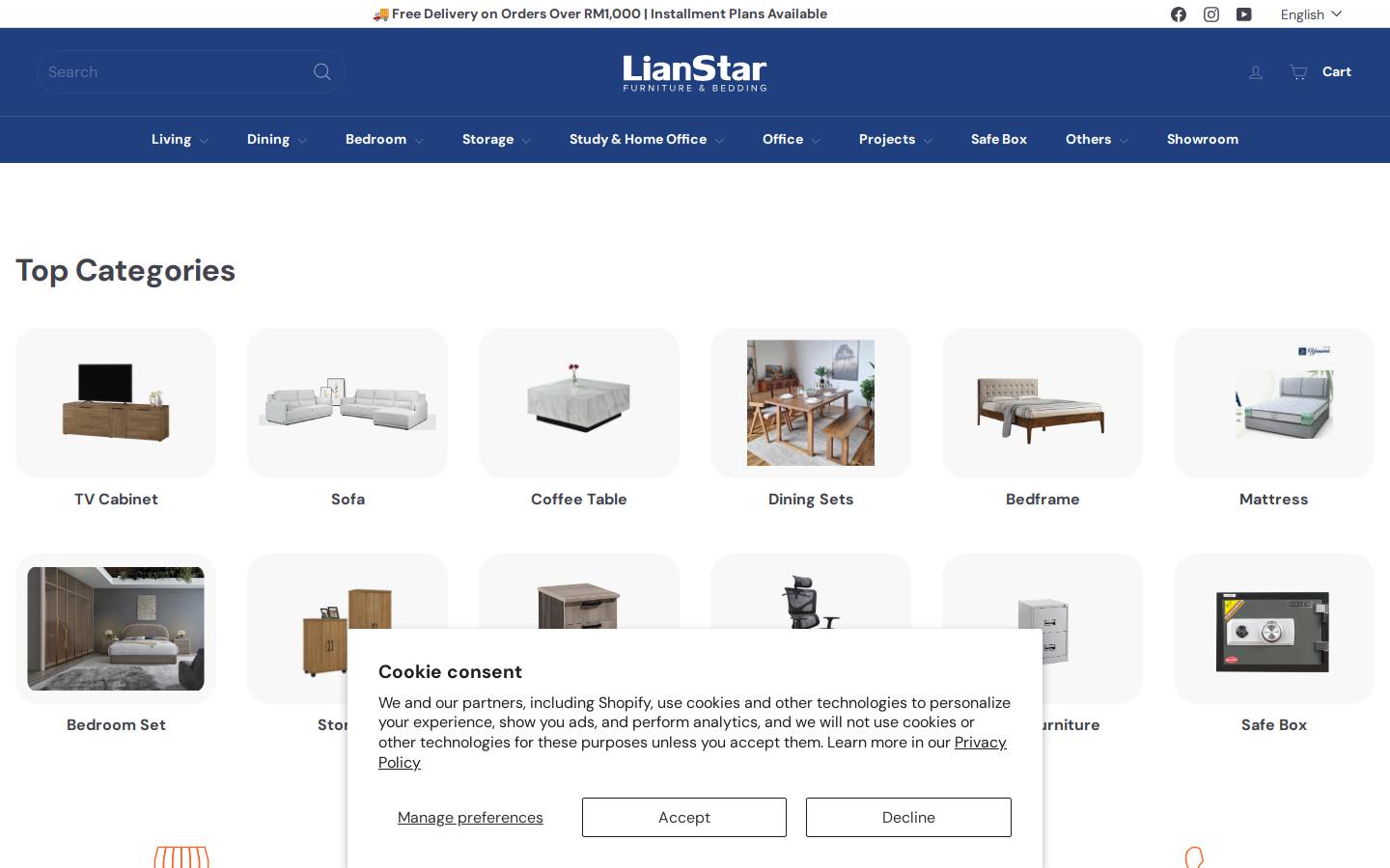 elianstar.com homepage screenshot