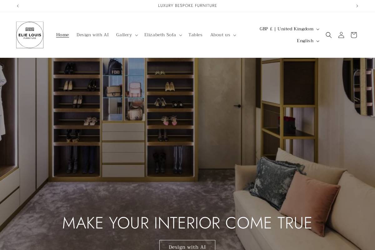 elielouis.shop homepage screenshot