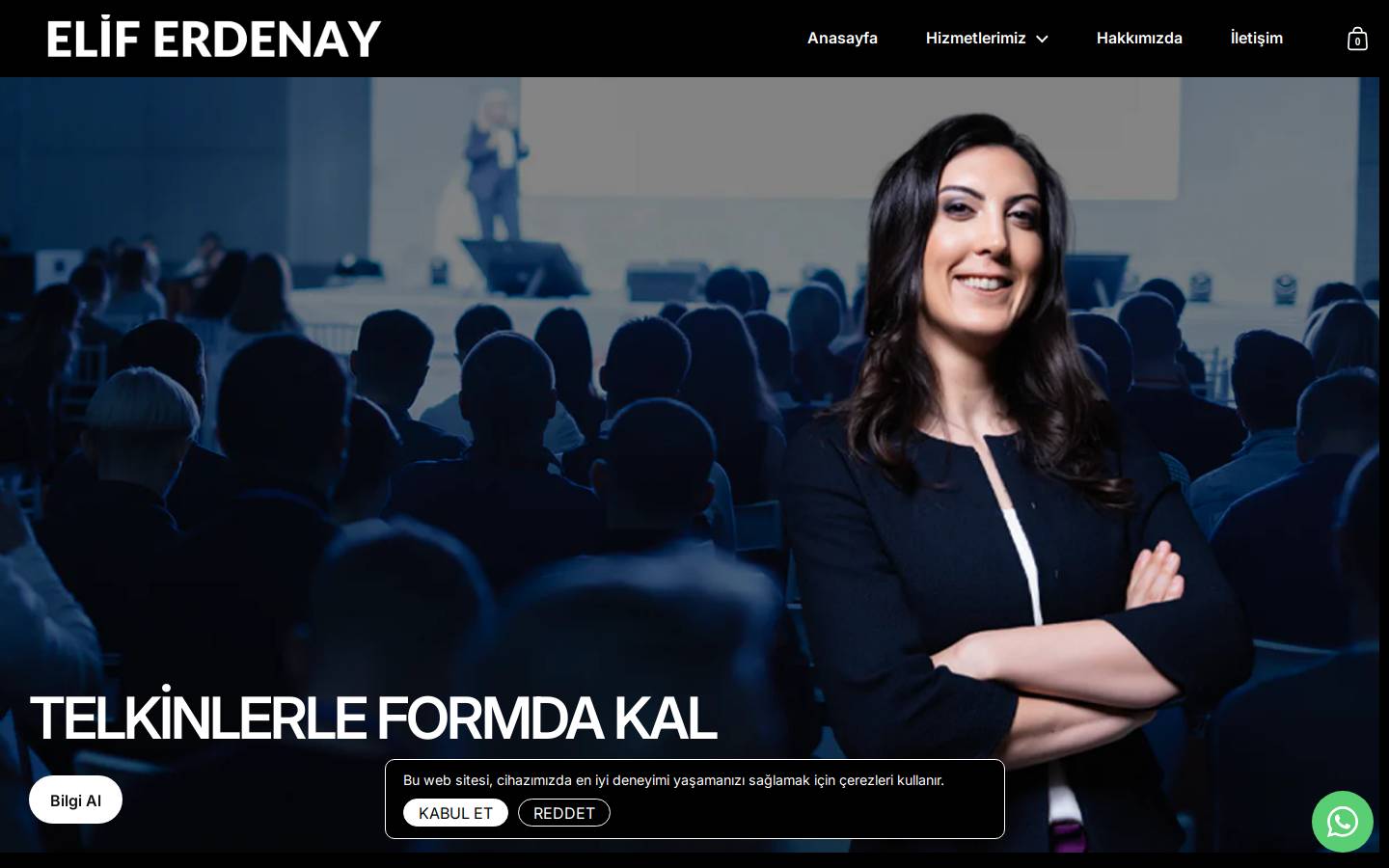 eliferdenay.com homepage screenshot