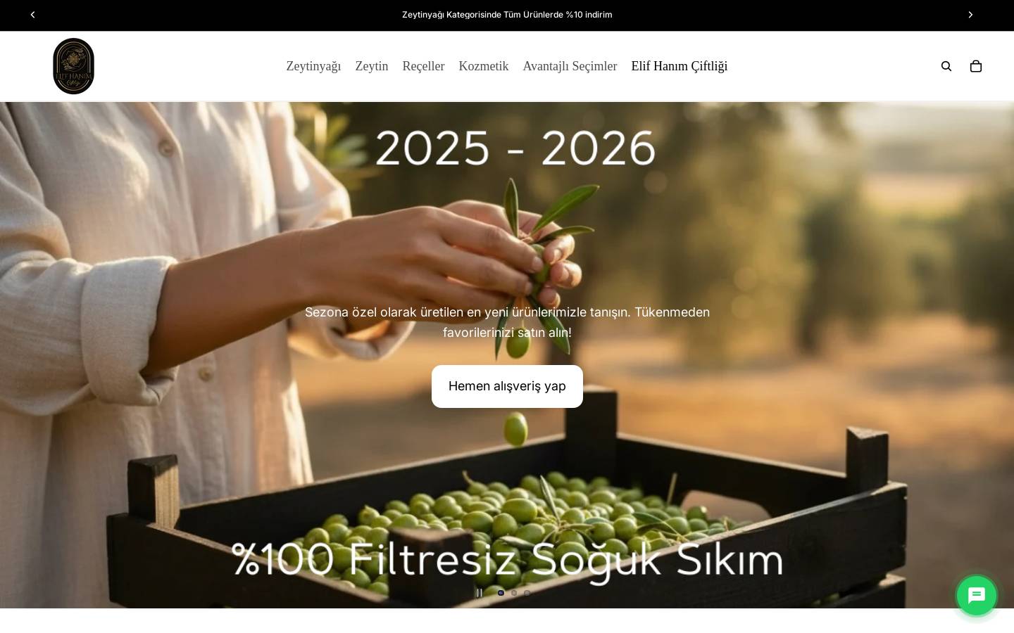 elifhanimciftligi.com homepage screenshot