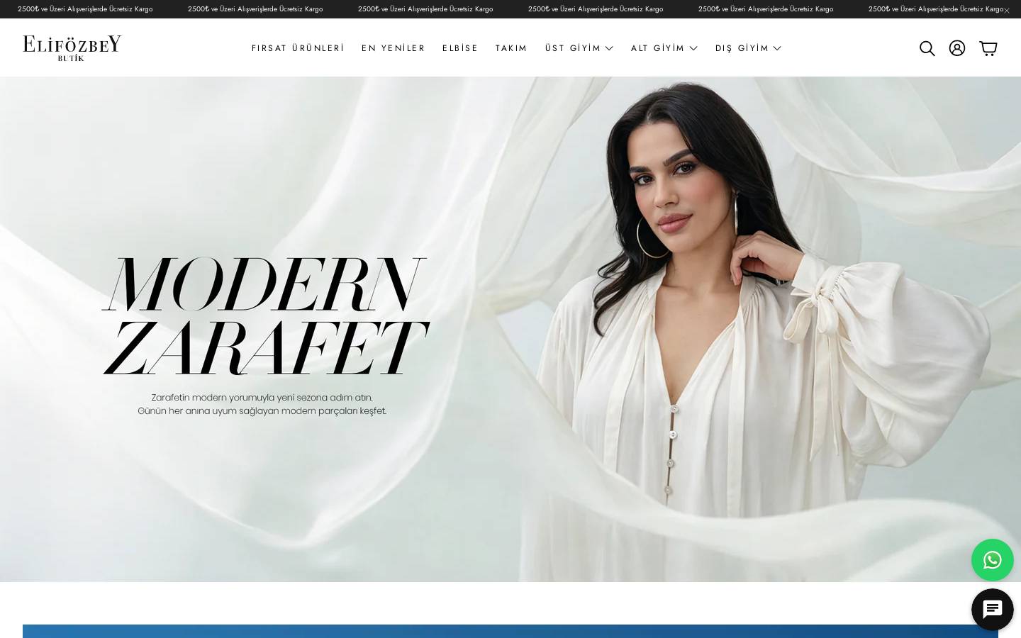 elifozbey.com homepage screenshot