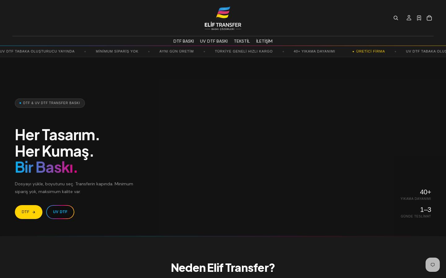 eliftransfer.com homepage screenshot