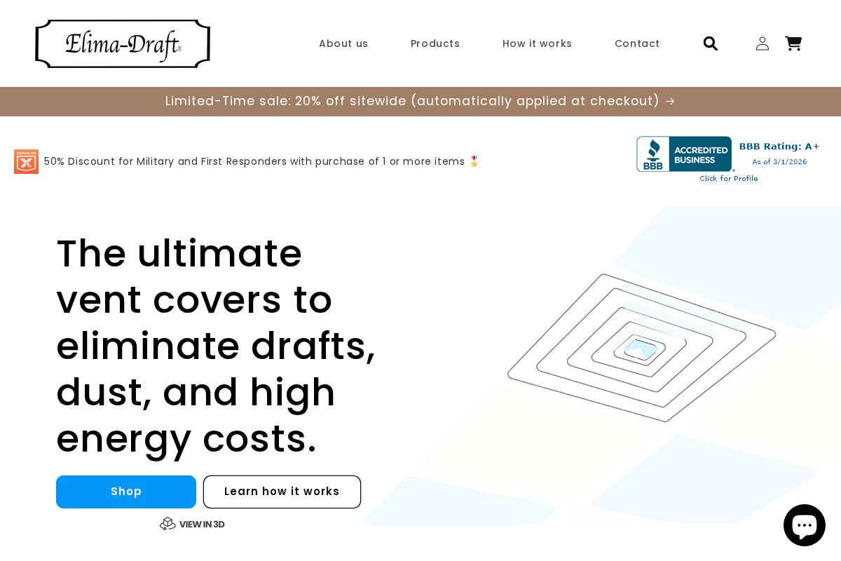 elimadraft.com homepage screenshot