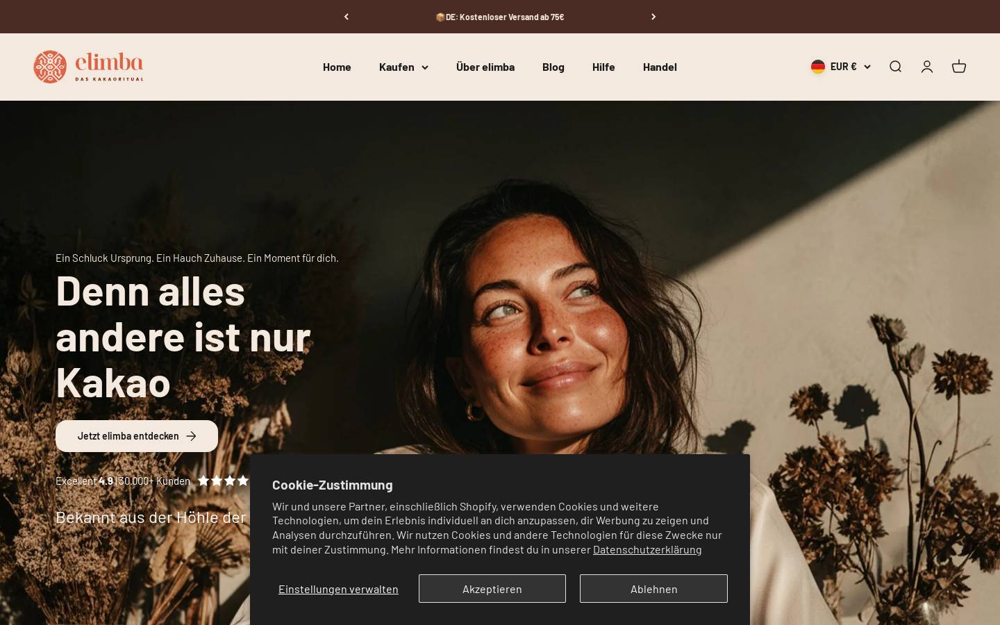 elimbachoc homepage screenshot