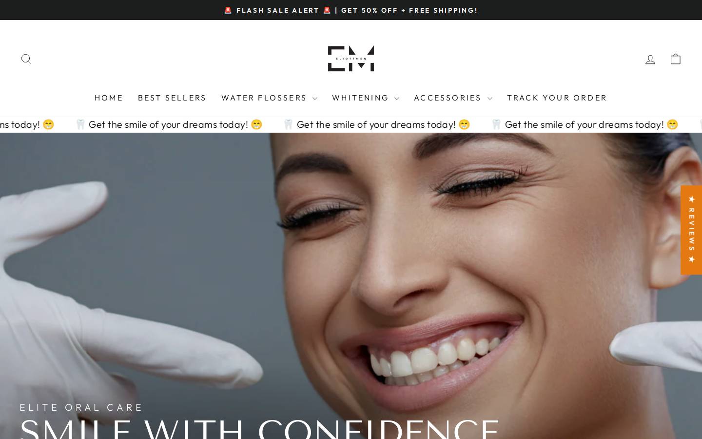 eliottmen.com homepage screenshot