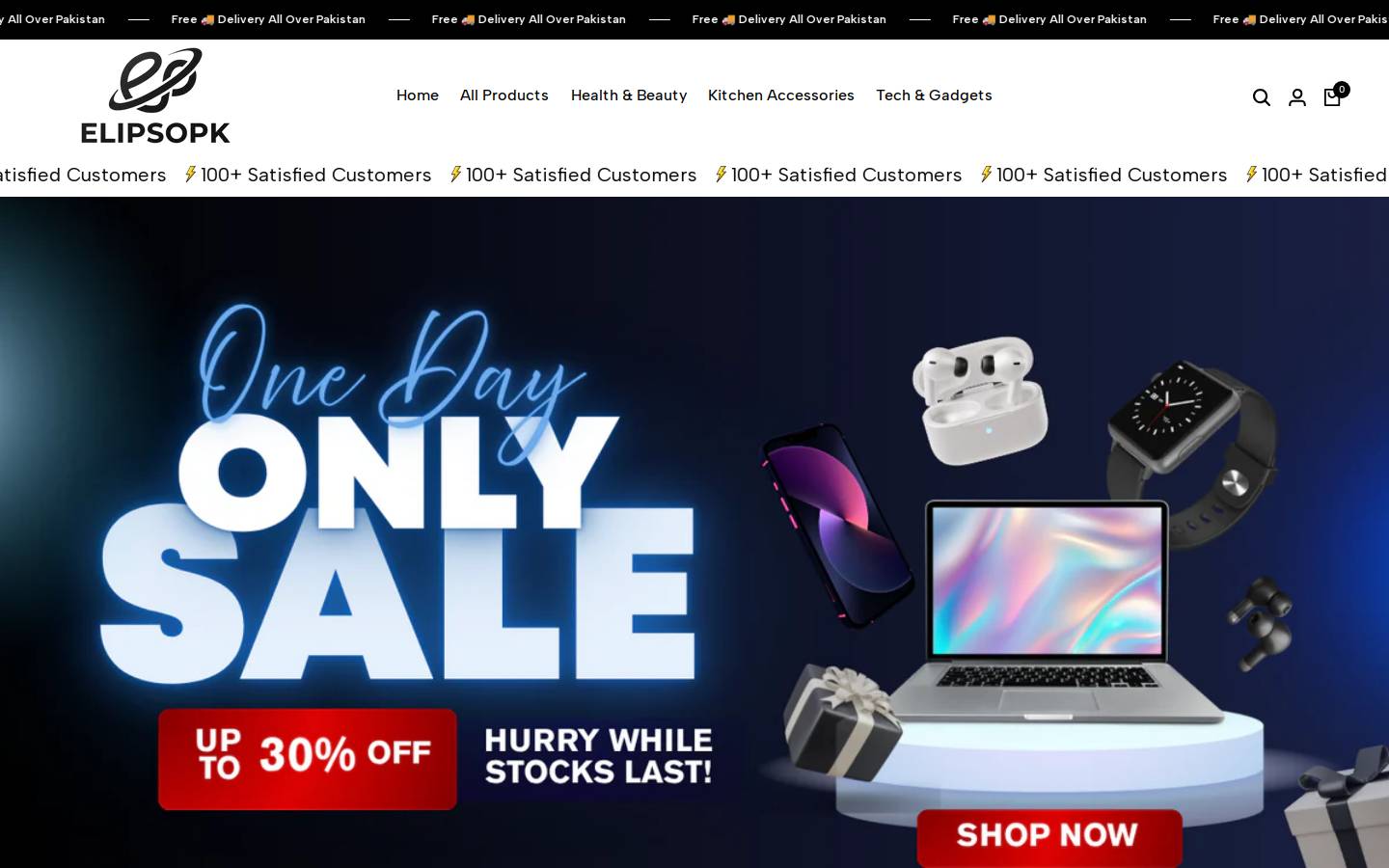 elipsopk.shop homepage screenshot