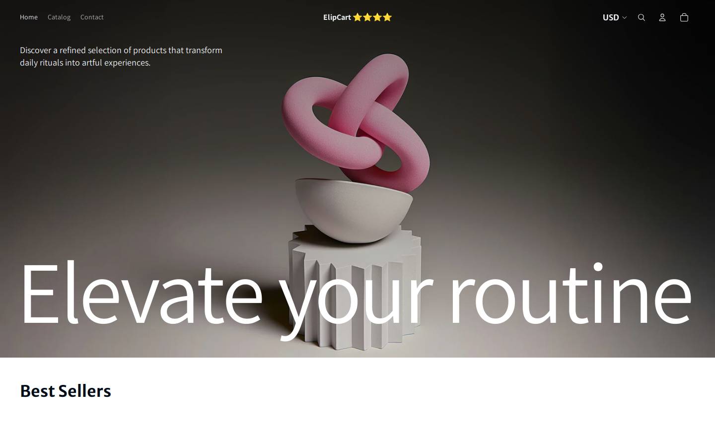 elipstore.com homepage screenshot