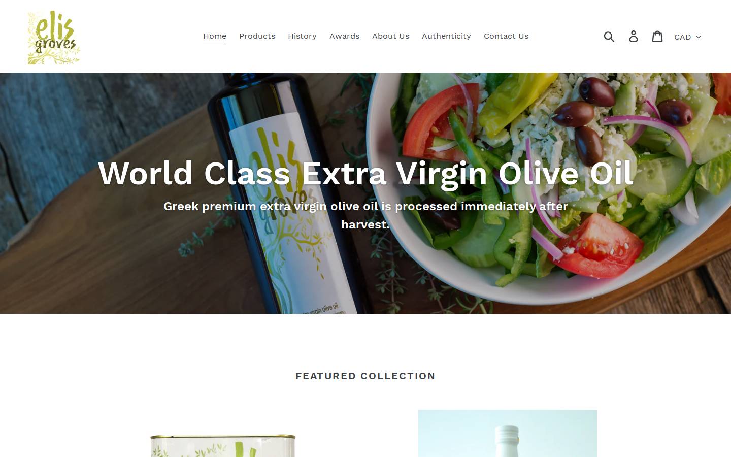 elisgroves.com homepage screenshot