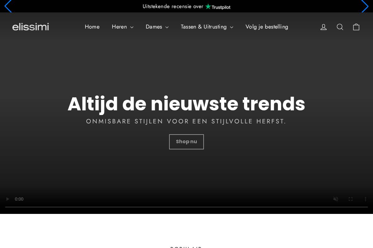 Elissimi homepage screenshot