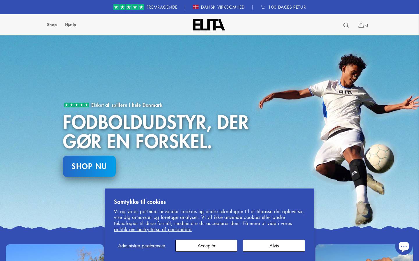 ELITA homepage screenshot