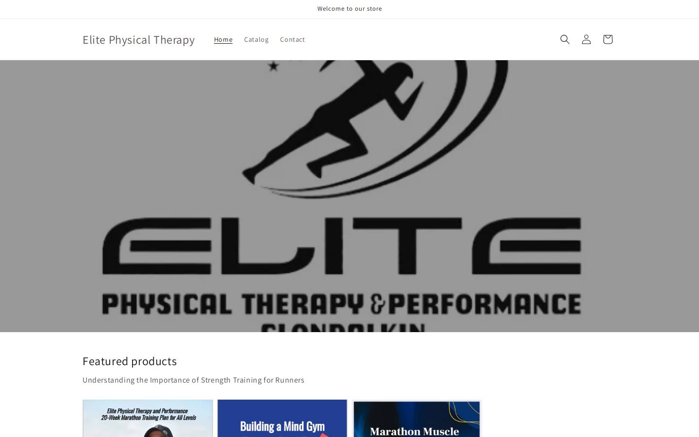 elite-physical.com homepage screenshot