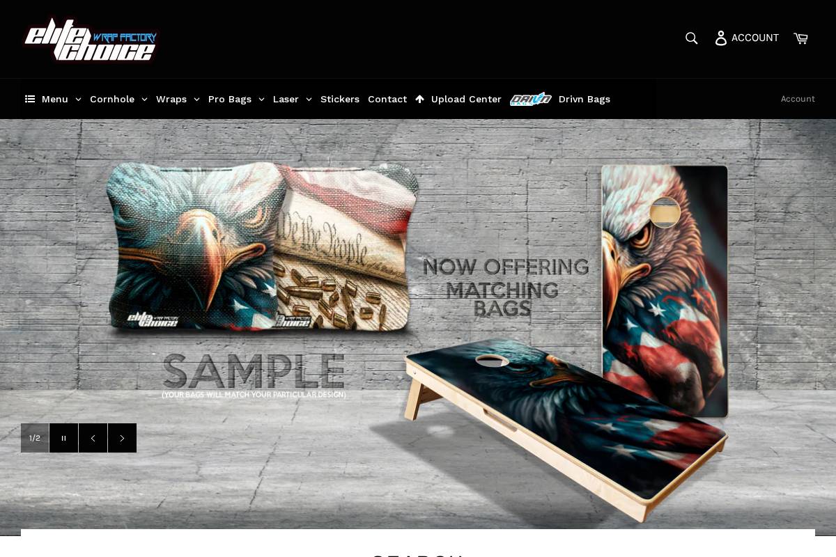 elitechoicegraphics.com homepage screenshot