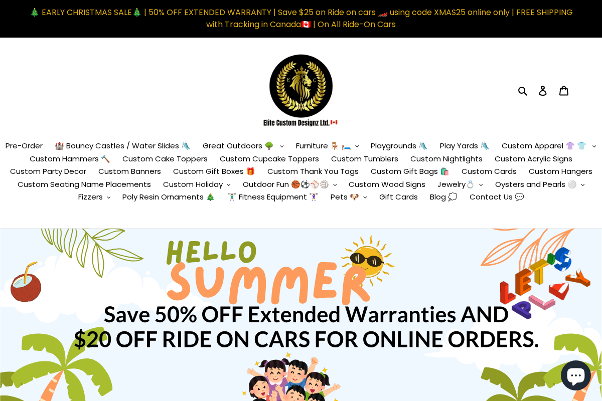 Elite Custom Designz Ltd. homepage screenshot