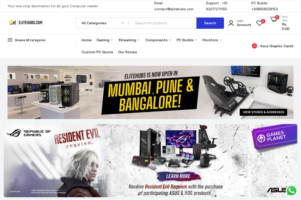 elitehubs.com homepage screenshot