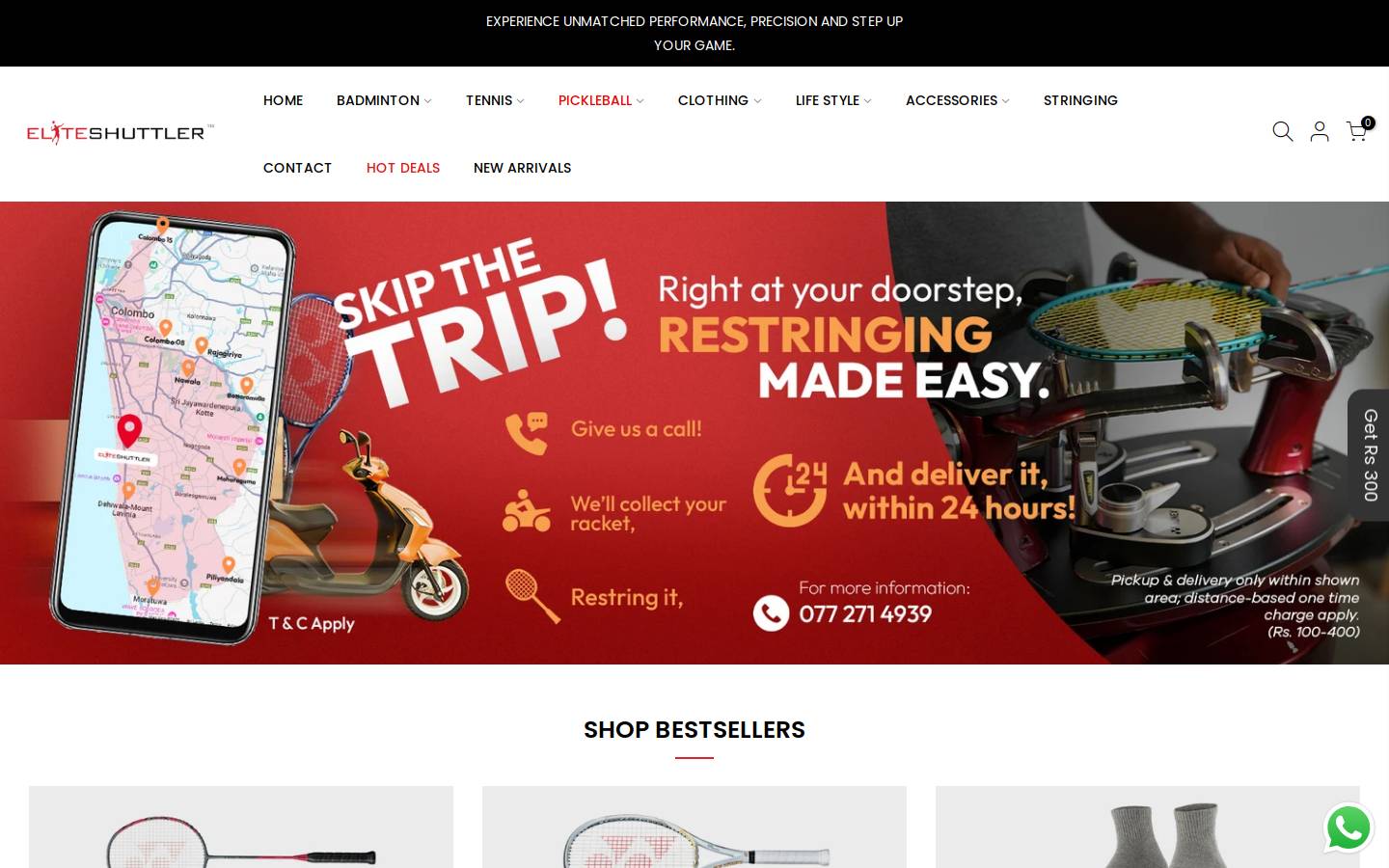 eliteshuttler.com homepage screenshot