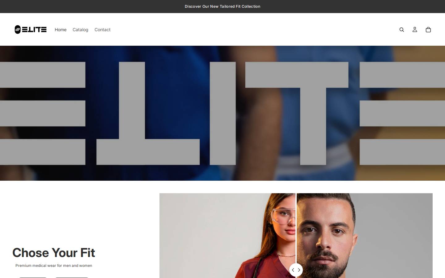 elitewear101.com homepage screenshot