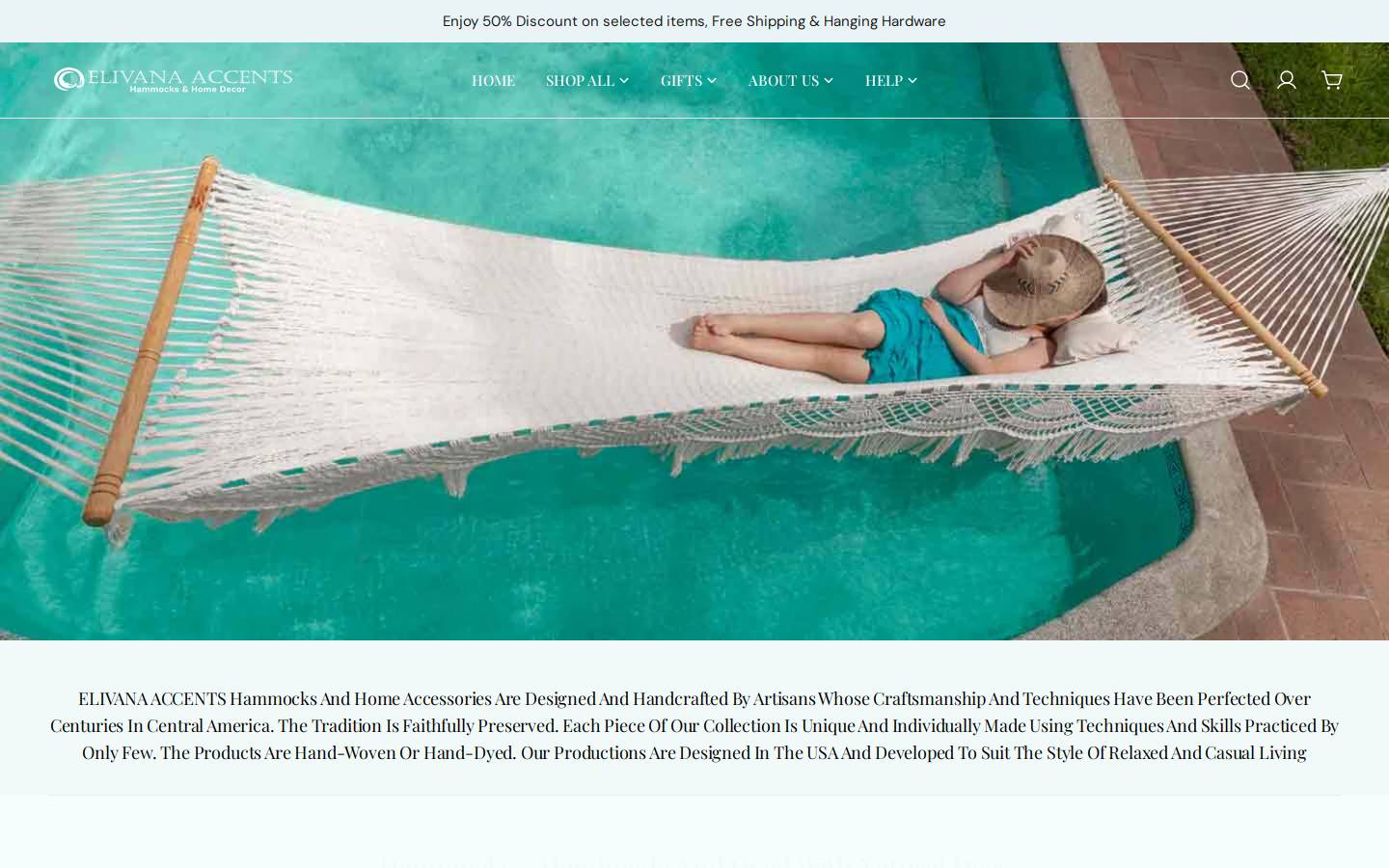 elivanaaccents.com homepage screenshot