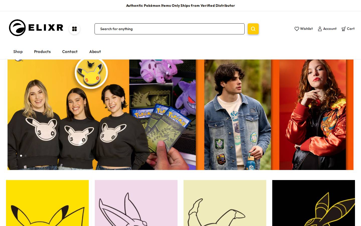 elixrcollective.com homepage screenshot