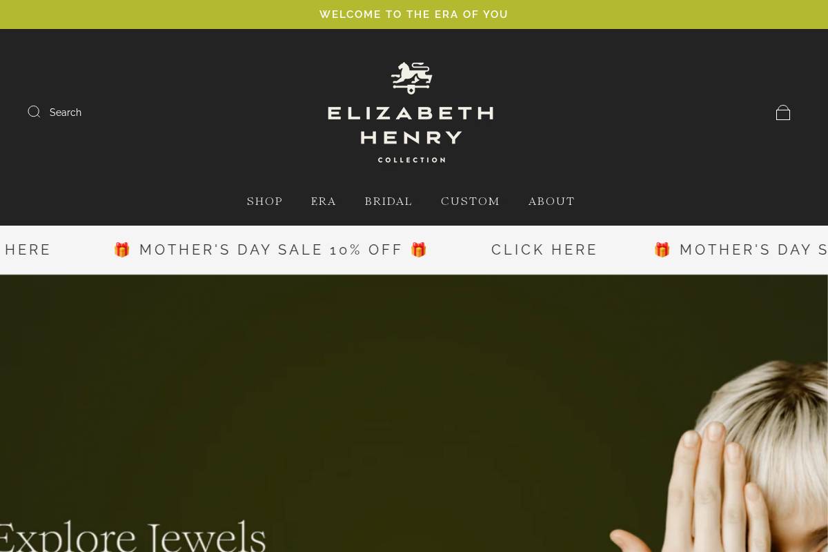 elizabethhenry.com homepage screenshot