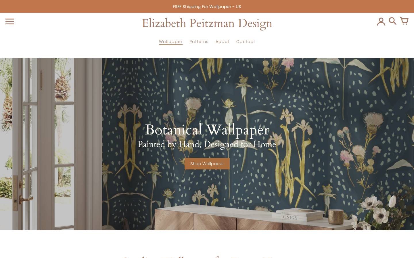 elizabethpeitzman.com homepage screenshot