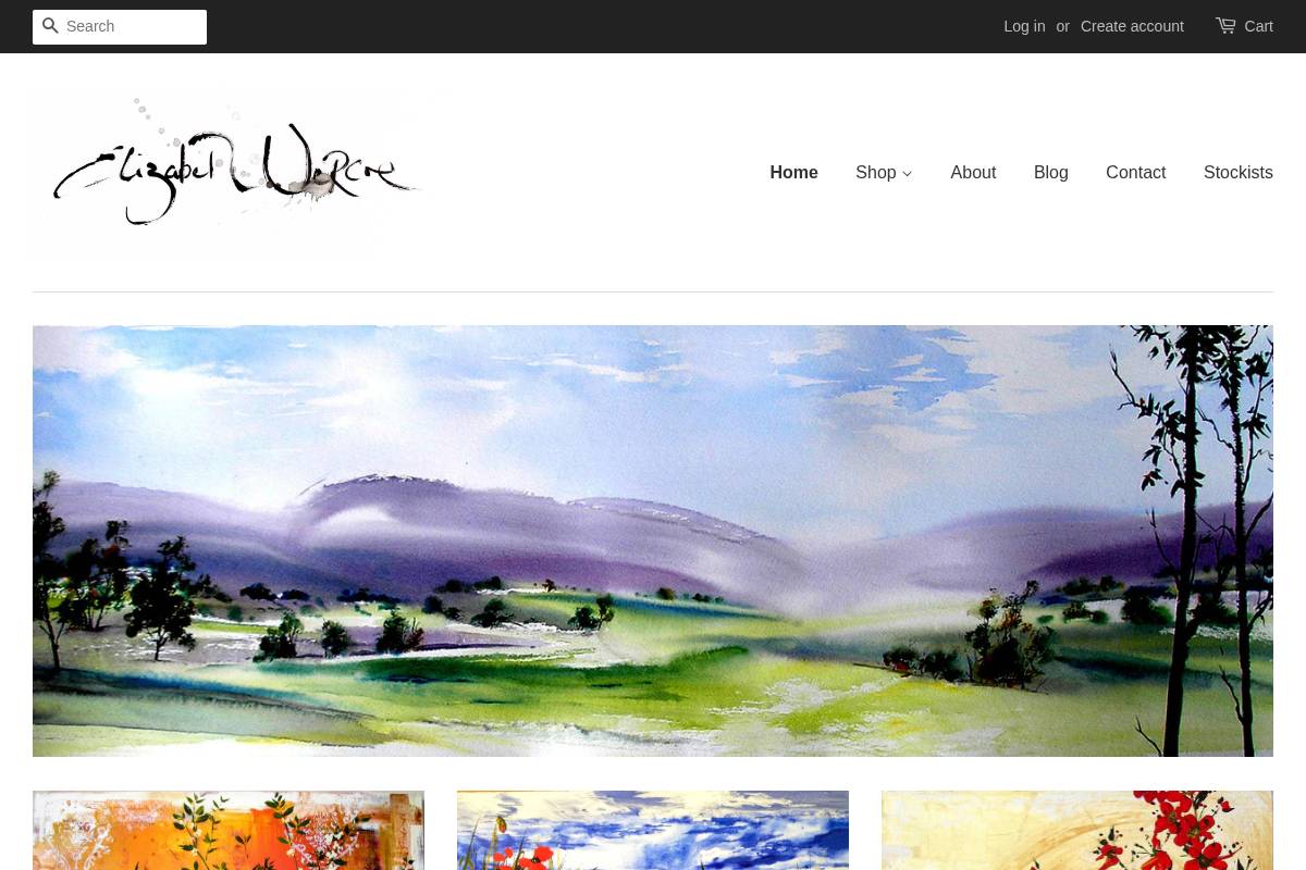 elizabethvercoe.com.au homepage screenshot