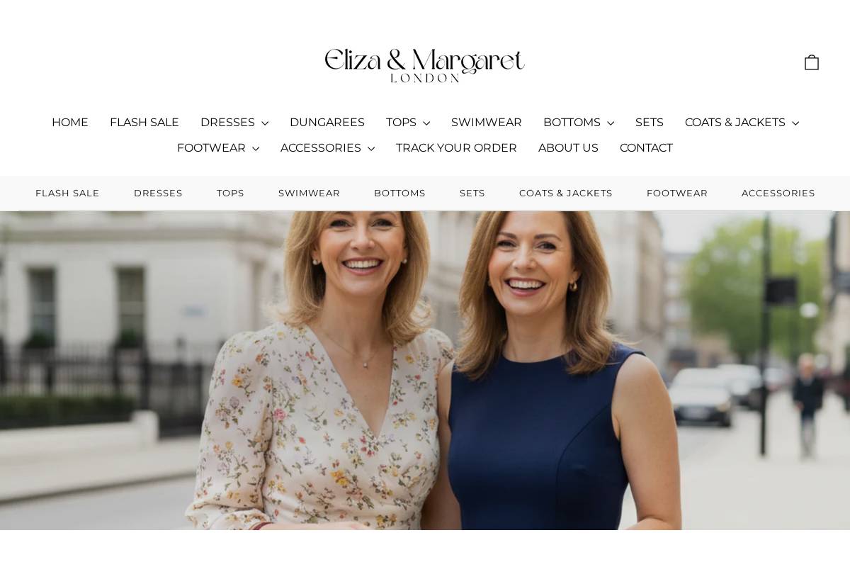 Elizamargaretlondon homepage screenshot