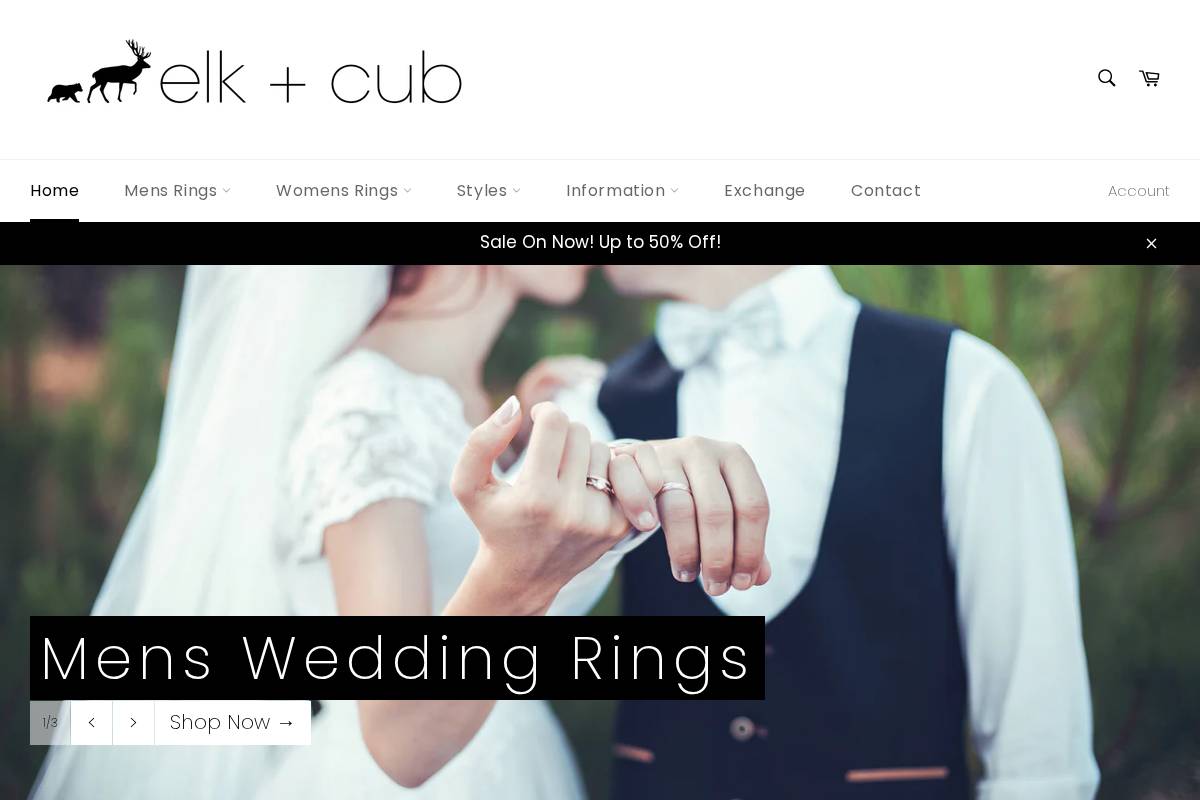 Elkandcub homepage screenshot
