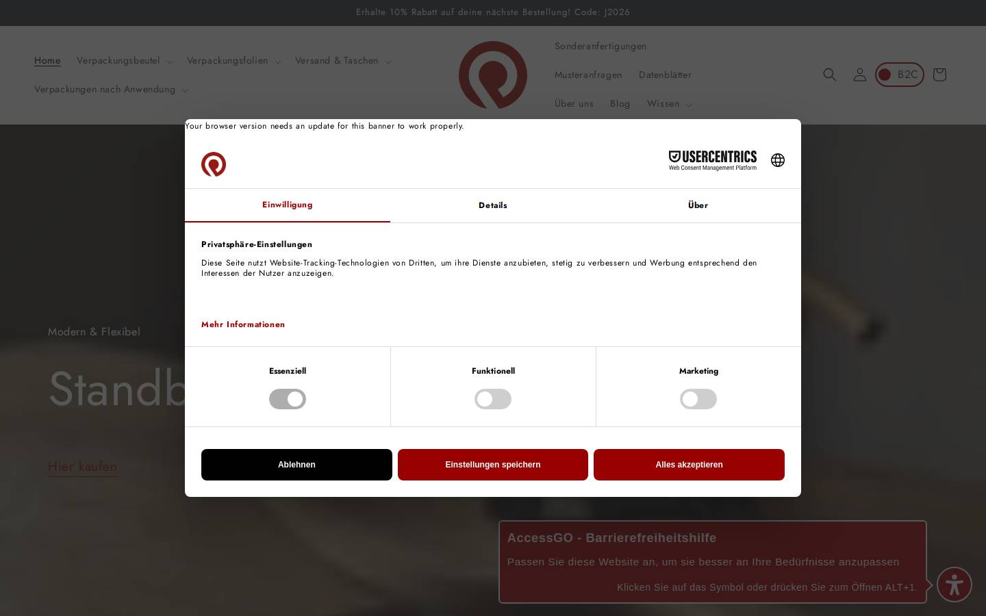 elke-plastic.de homepage screenshot