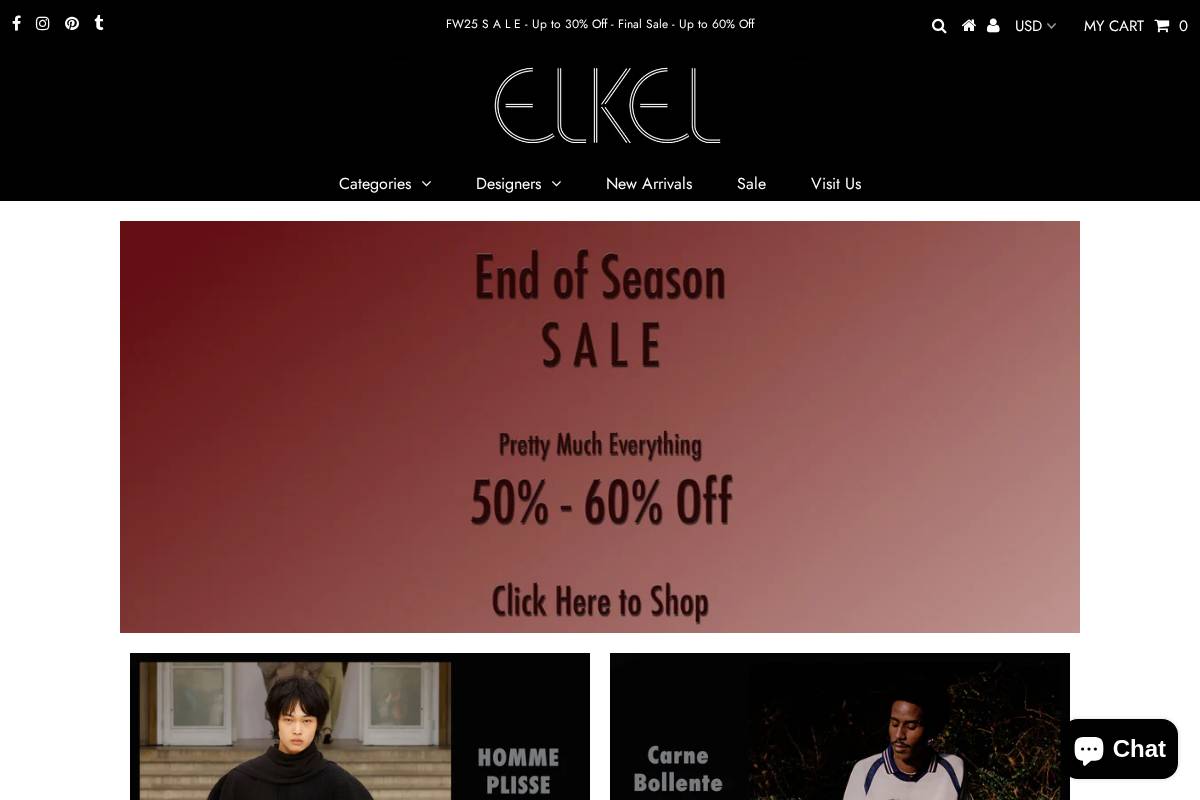 elkel.nyc homepage screenshot
