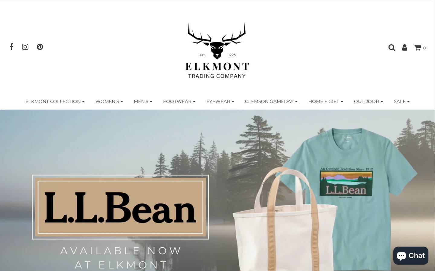 elkmonttradingcompany.com homepage screenshot